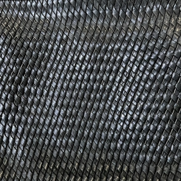 DEREK ALEXANDER Black Leather Purse with Double Zipper and lots of compartments - Picture 2 of 10